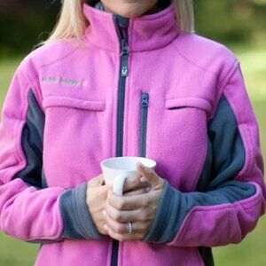 Cozy Fleece Chemotherapy Jacket - Women's PINK - Chemo Cozy (M)